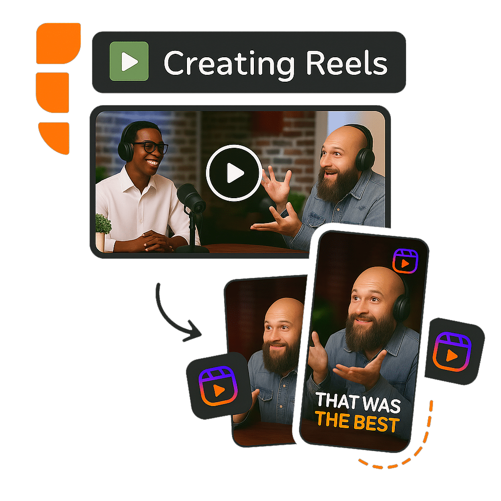 Hasilkan Klip untuk Instagram Reels