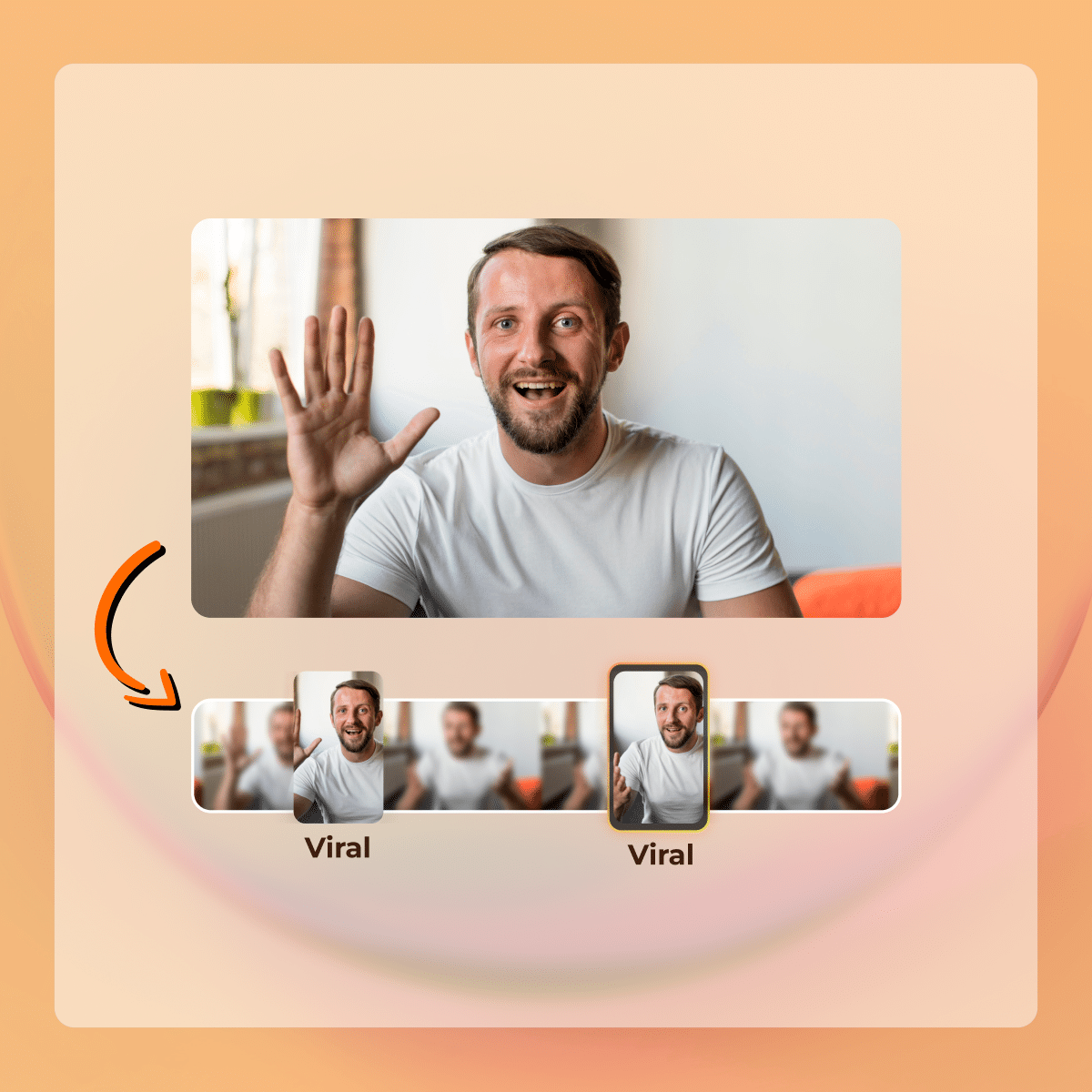 Processo de AI clipping gerando cortes automáticos de vídeo com VDClip