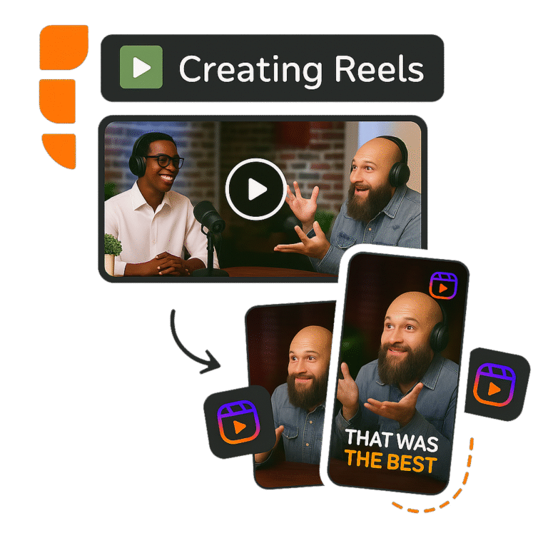 Vídeos no formato vertical para Reels produzidos com VDClip